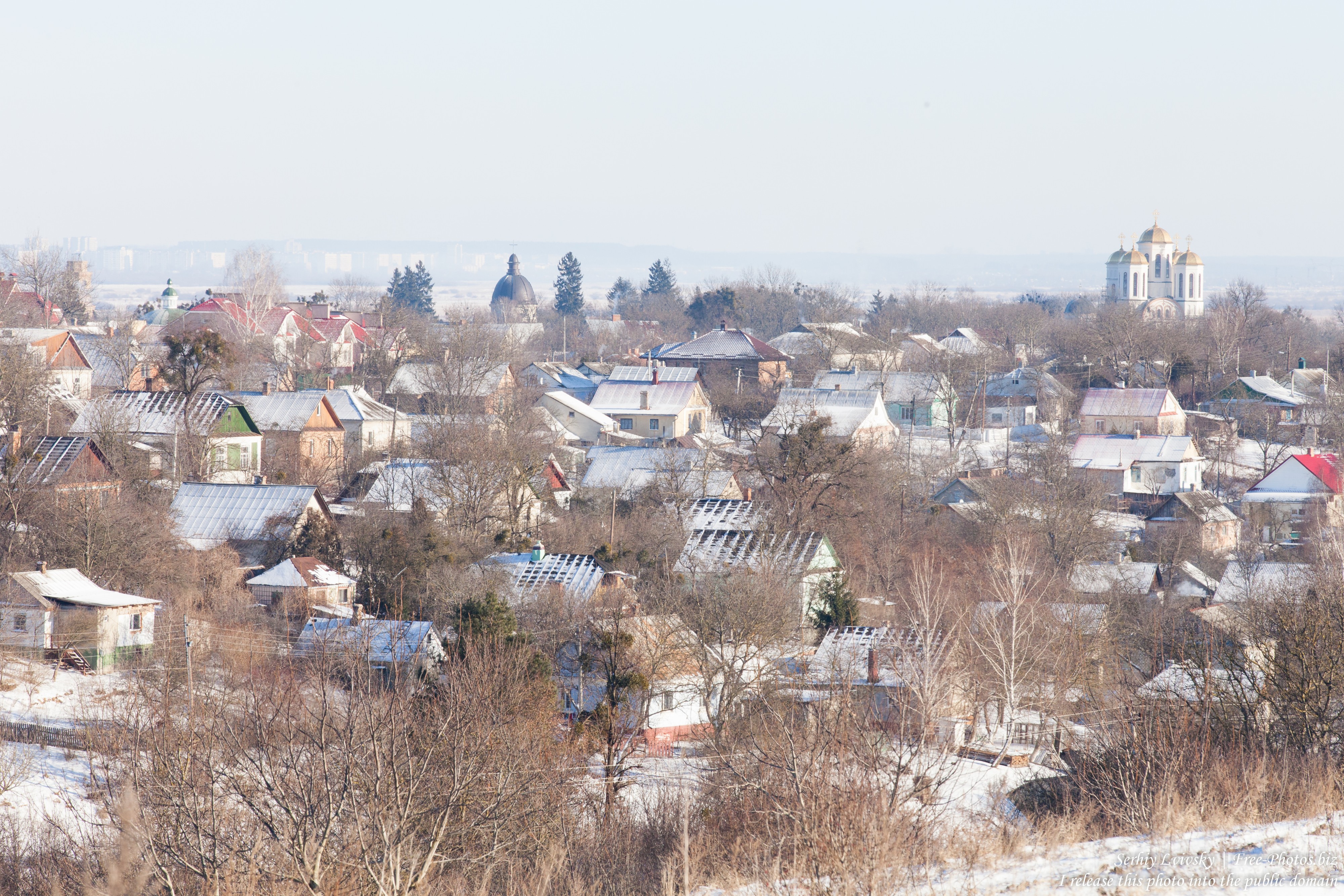 Ostroh town of Rivne region of Ukraine in January 2015