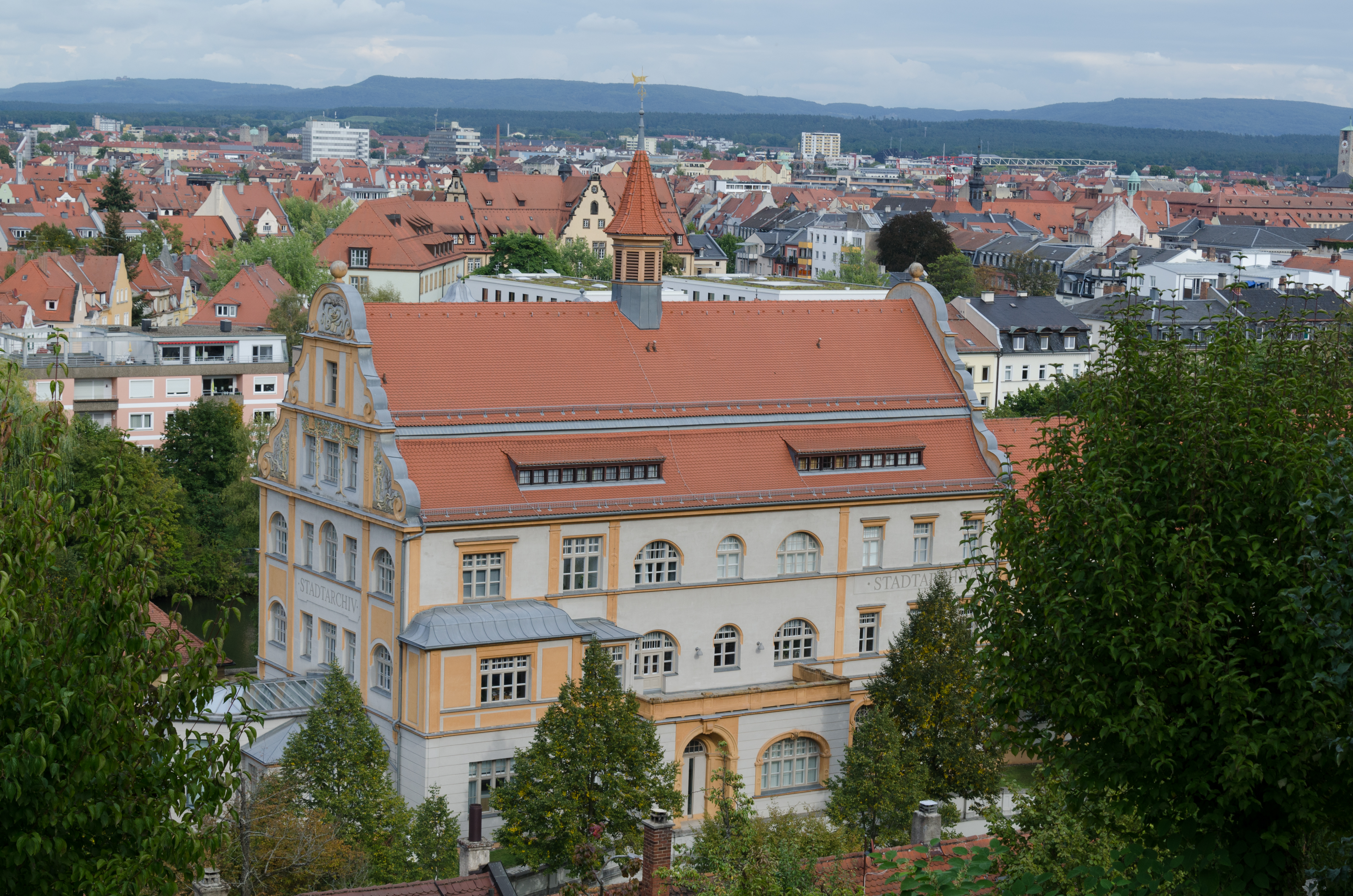 Bamberg, Untere Sandstraße 30a, vom Michaelsberg-003