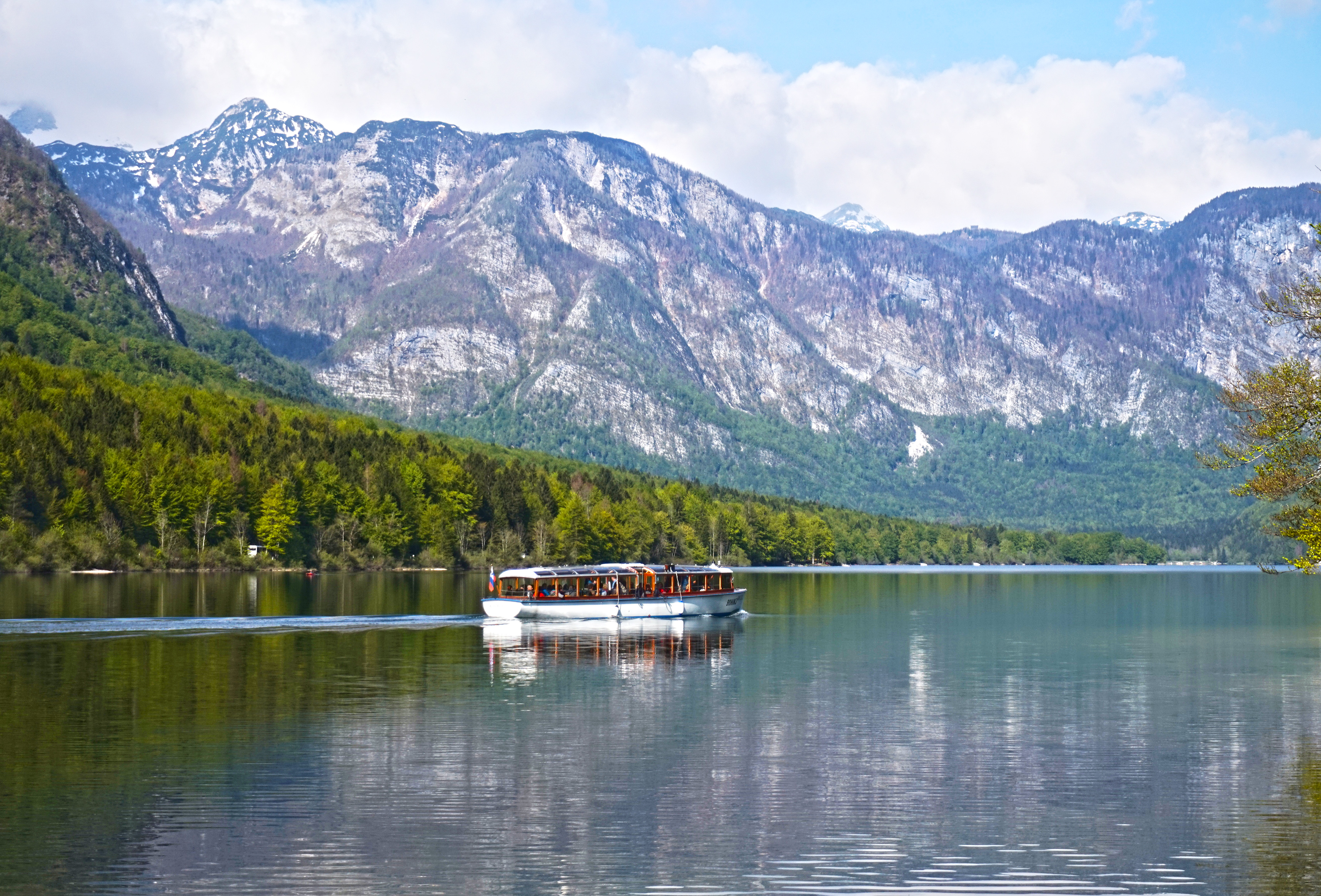 Bohinj lake - boat