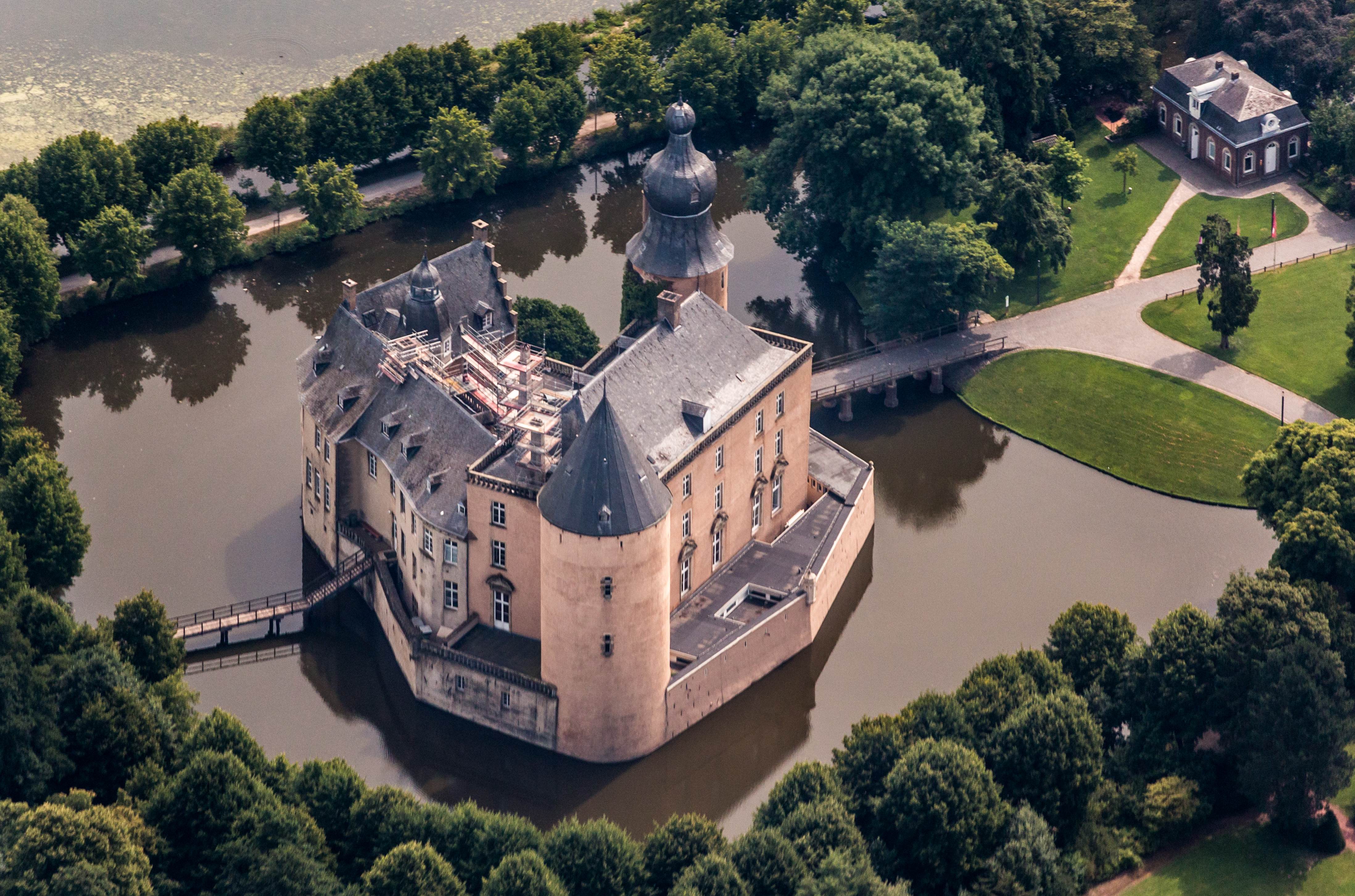 Borken, Wasserschloss Gemen -- 2014 -- 2243 -- Ausschnitt