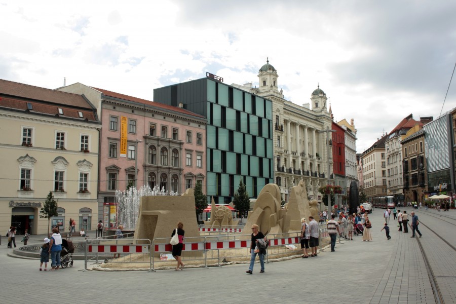 Brno, nám. Svobody, Golden Sand Festival 2012 (01)