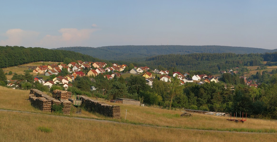 Weibersbrunn mit Geiersberg