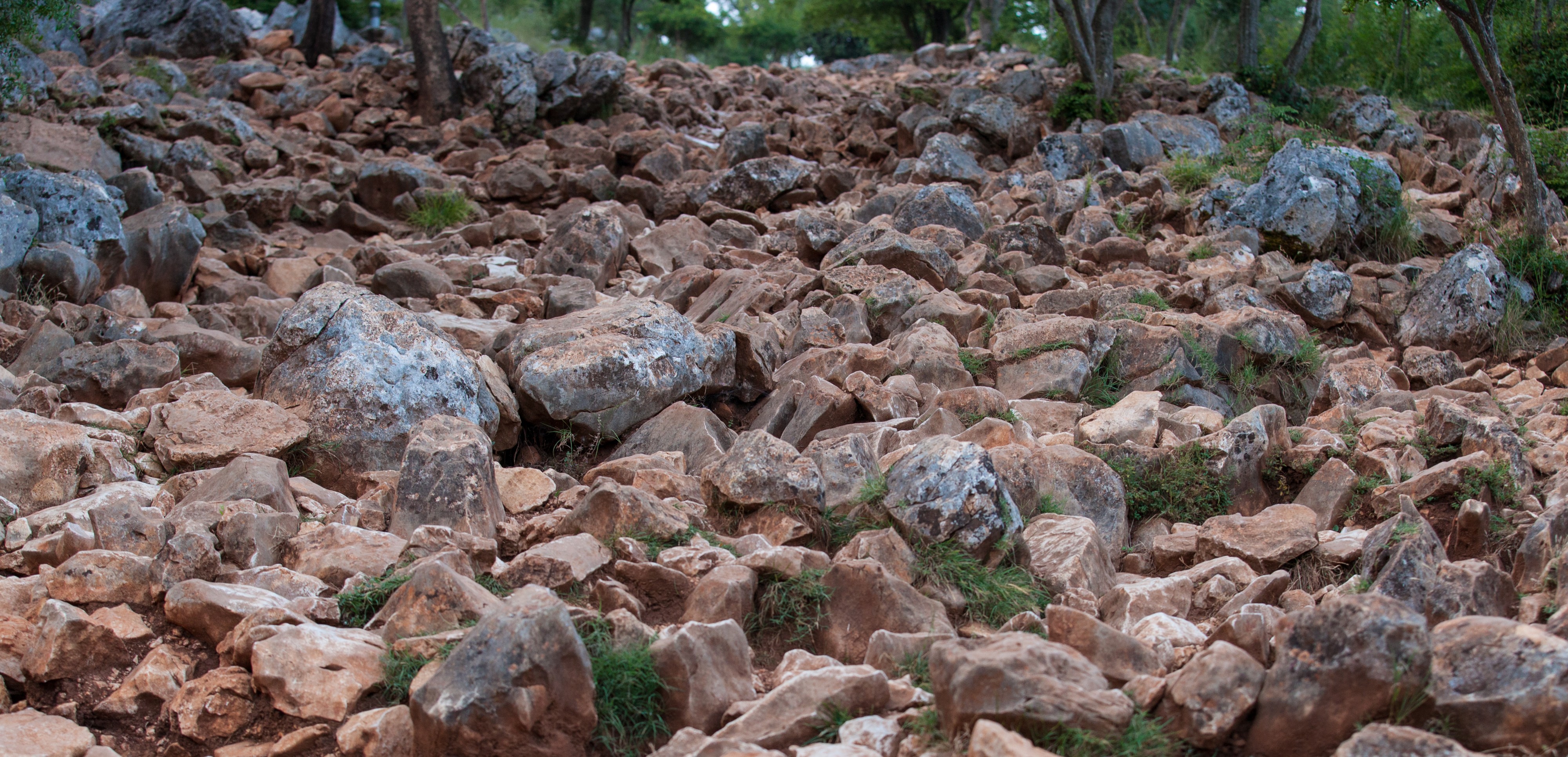 rocks on a mountain in Medjugorje, Bosnia, July 2014, picture 5