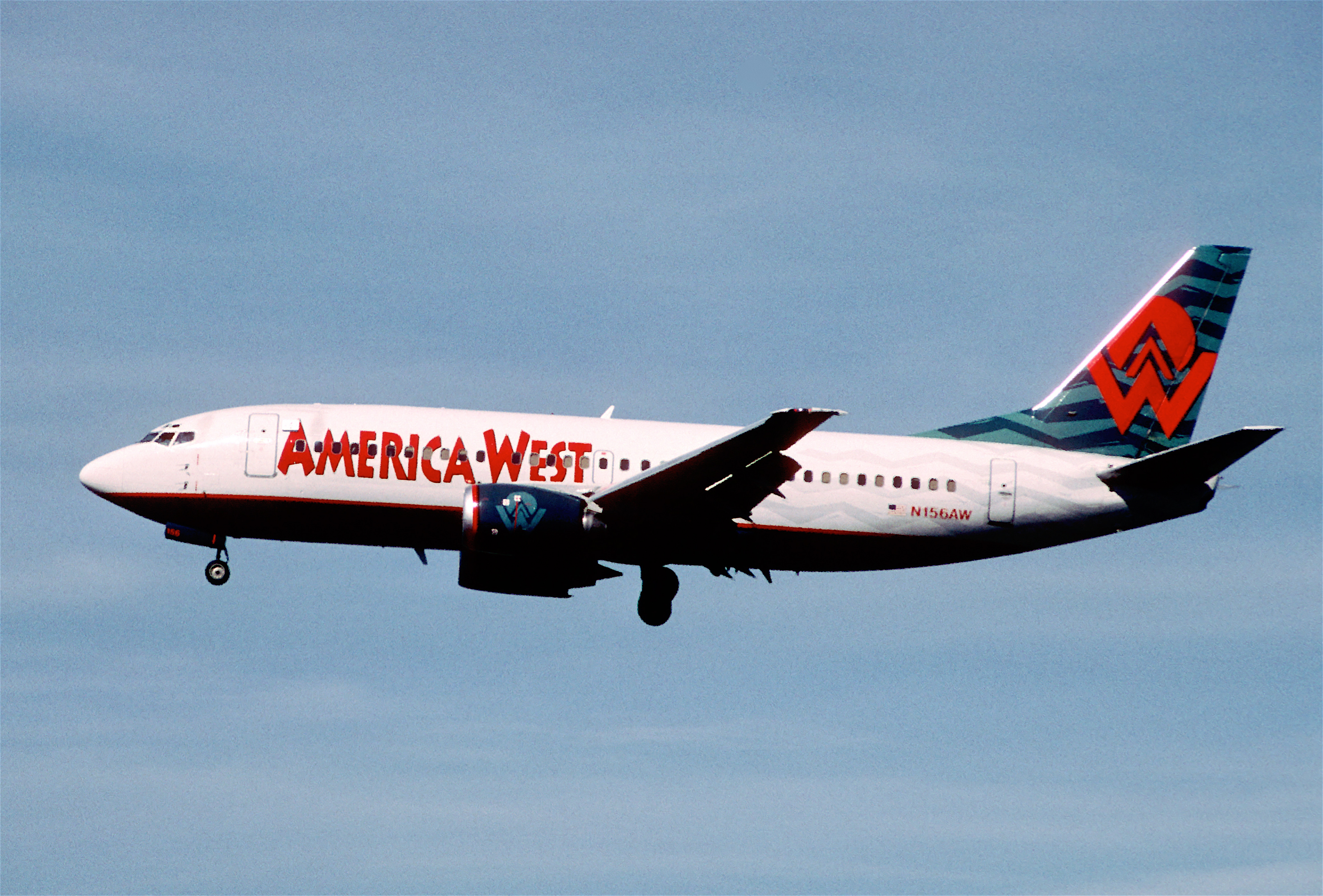 397cn - America West Airlines Boeing 737-3G7; N156AW@LAX;13.02.2006 (5473649170)