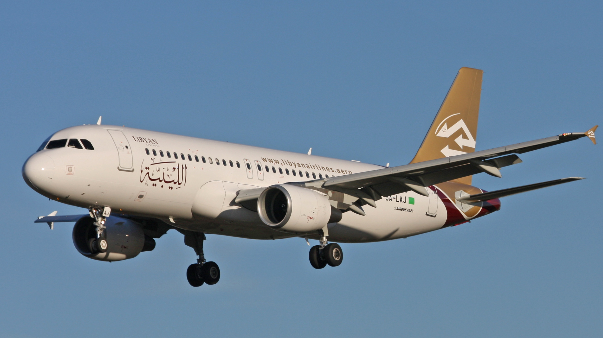 5A-LAJ Libyan Airlines A320 (9396550060)