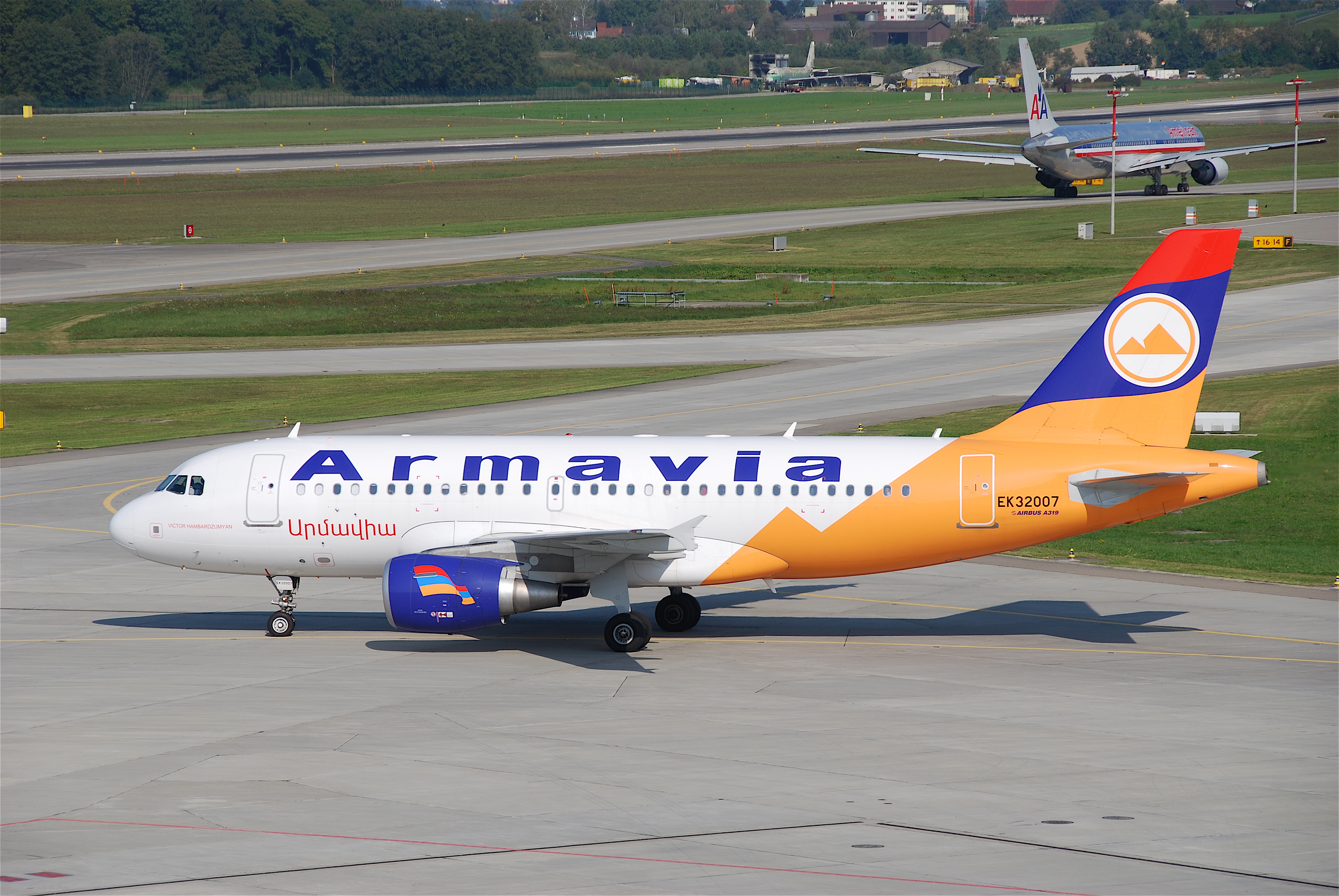 Armavia Airbus A319-111; EK32007@ZRH;10.09.2009 555bt (4329610307)