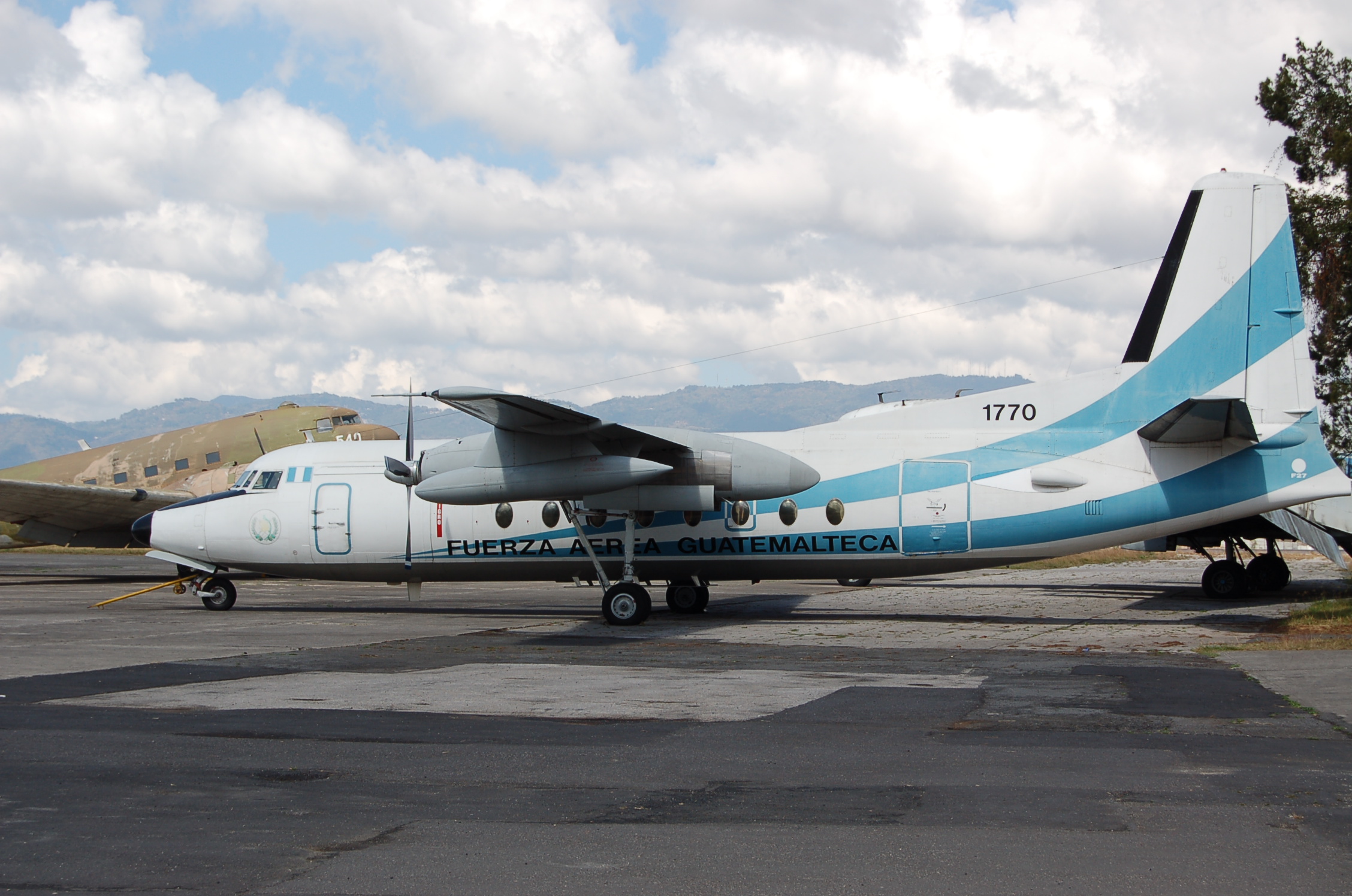 Fokker F.27 withdrawn from use from Guatemalan Air Force at Guatemala City,Guatemala (7018808197)