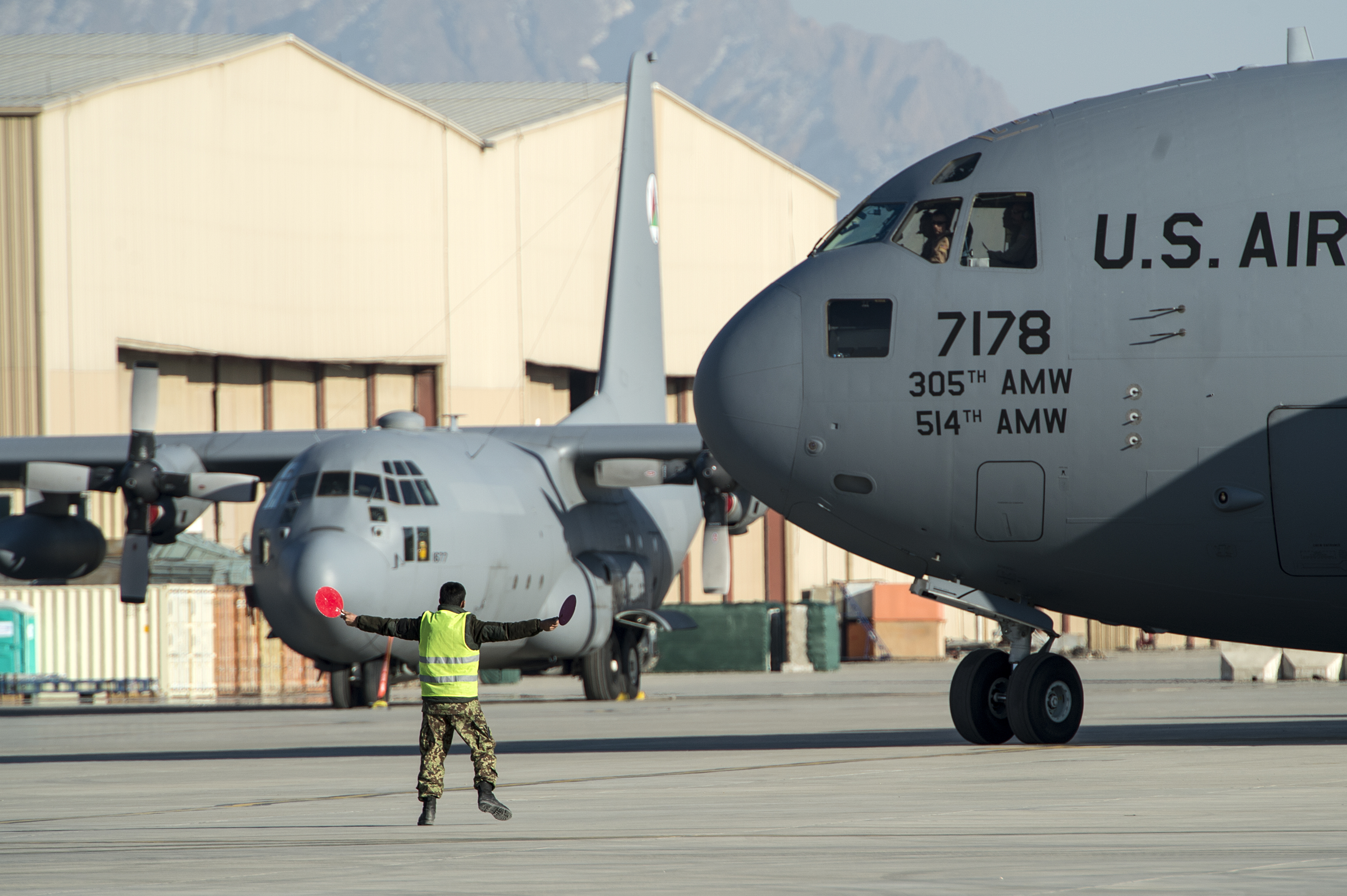 Four Super Tucanos delivered to Afghan air force 160115-F-XD880-051