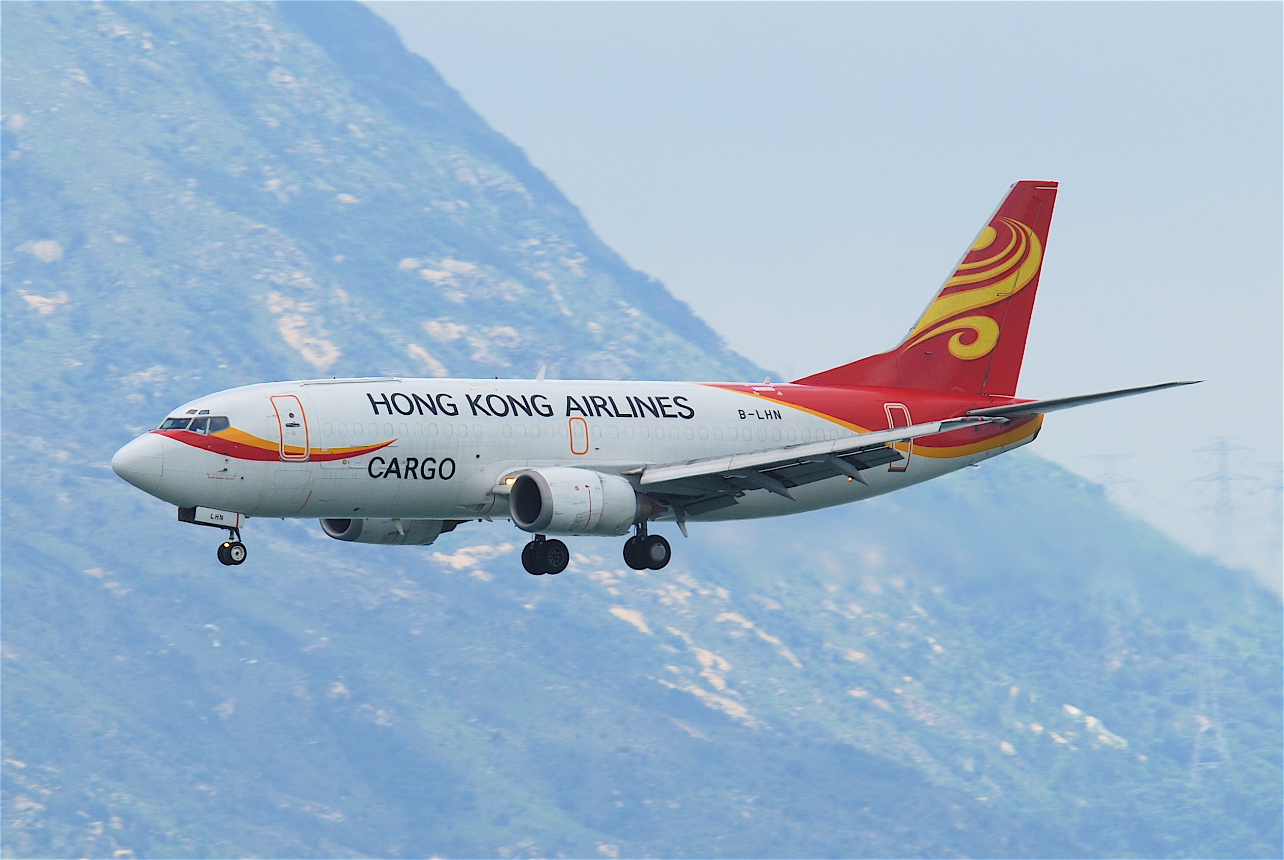 HongKong Airlines Airlines Cargo Boeing 737-300; B-LHN@HKG;31.07.2011 614eo (6052566147)