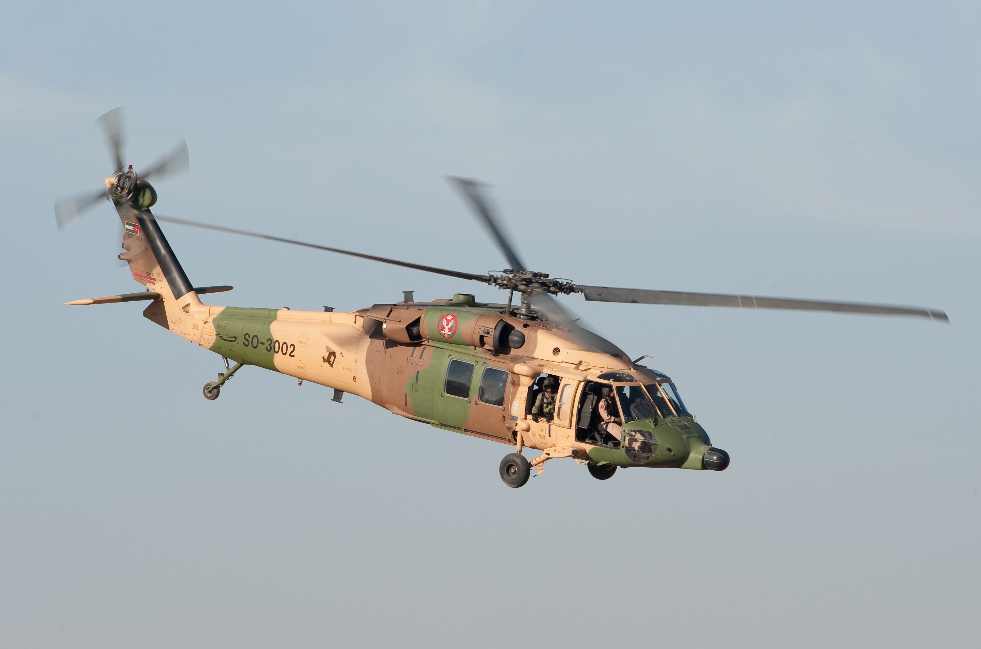 Jordanian Air Force UH-60 Black Hawk helicopter
