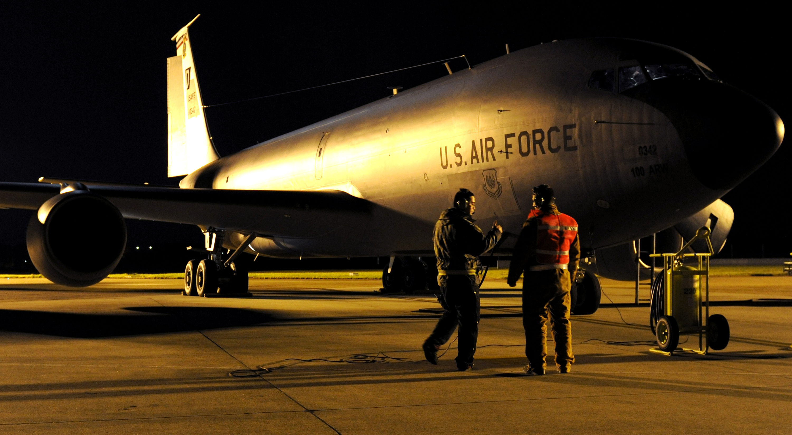 KC-135 prepares for Odyssey Dawn