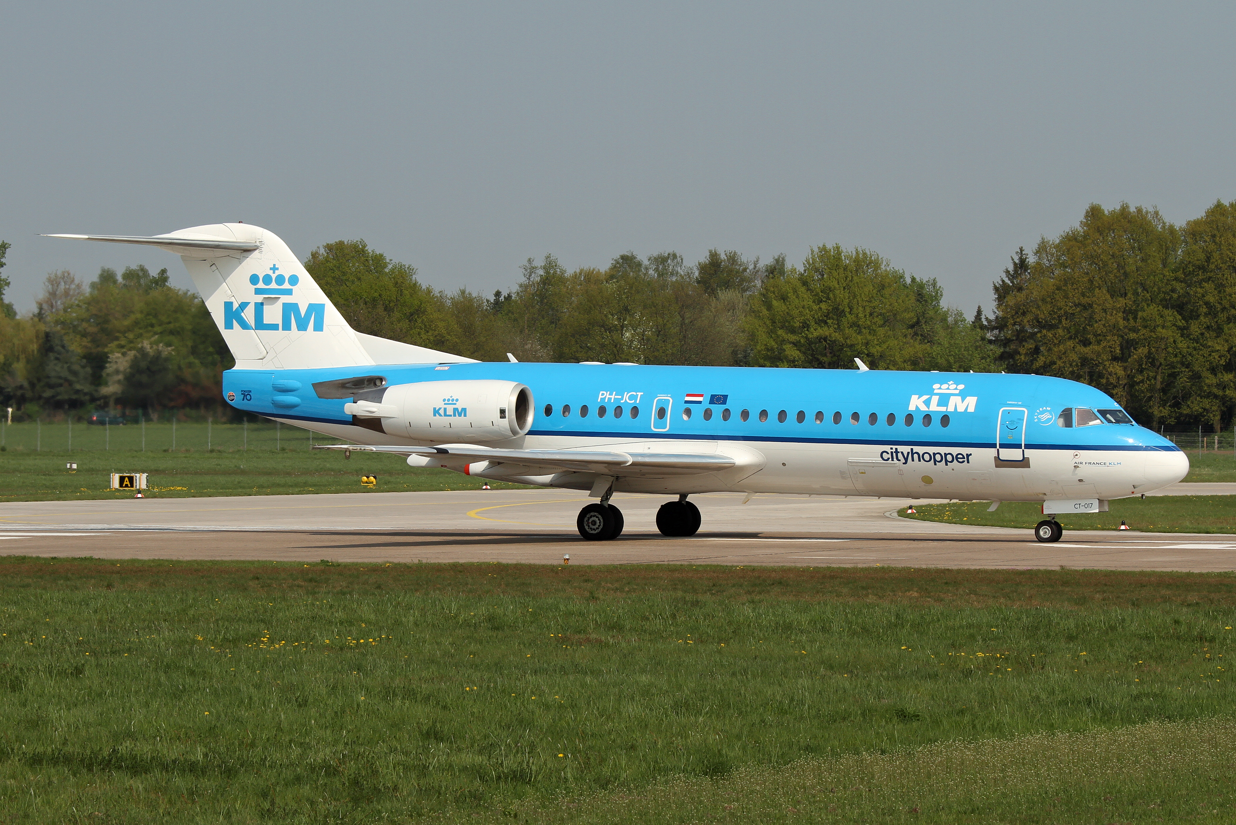 KLM cityhopper PH-JCT aircraft