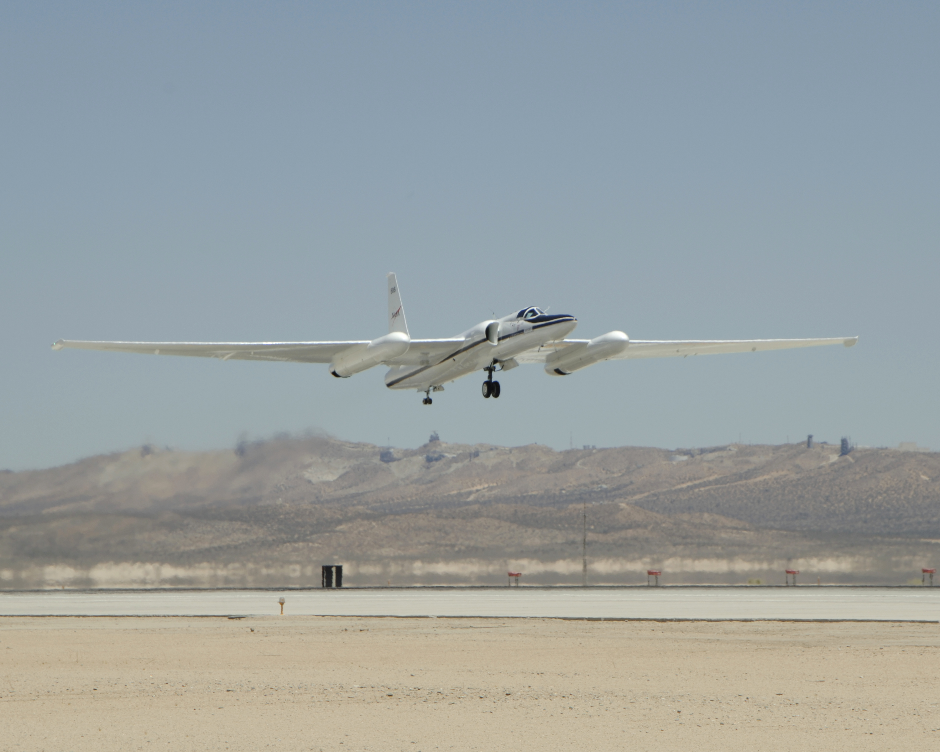 Lockheed ER-2 takes off