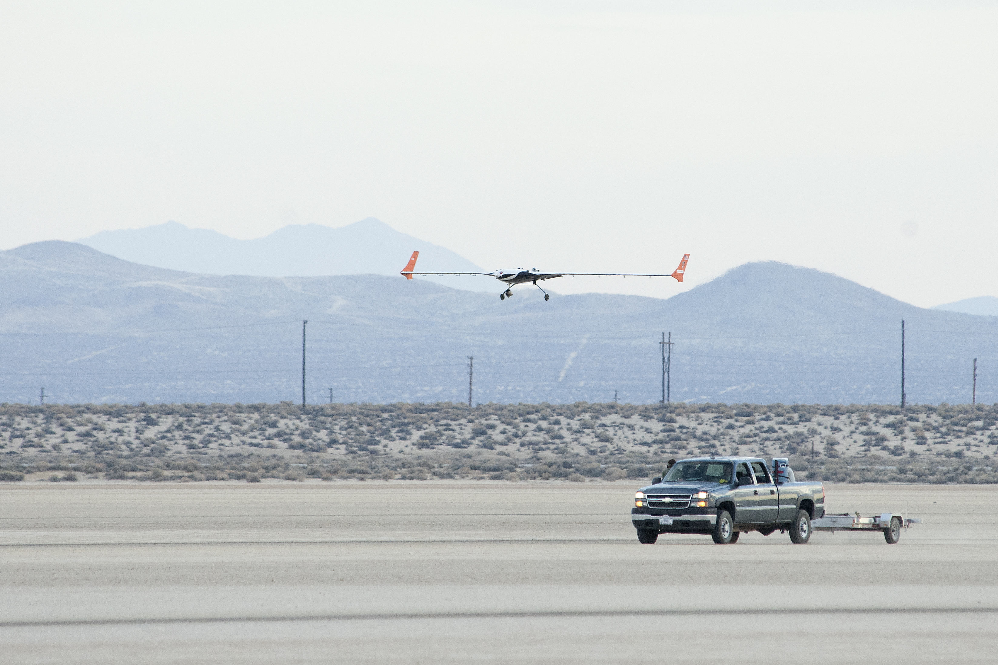 Lockheed Martin X-56A first landing