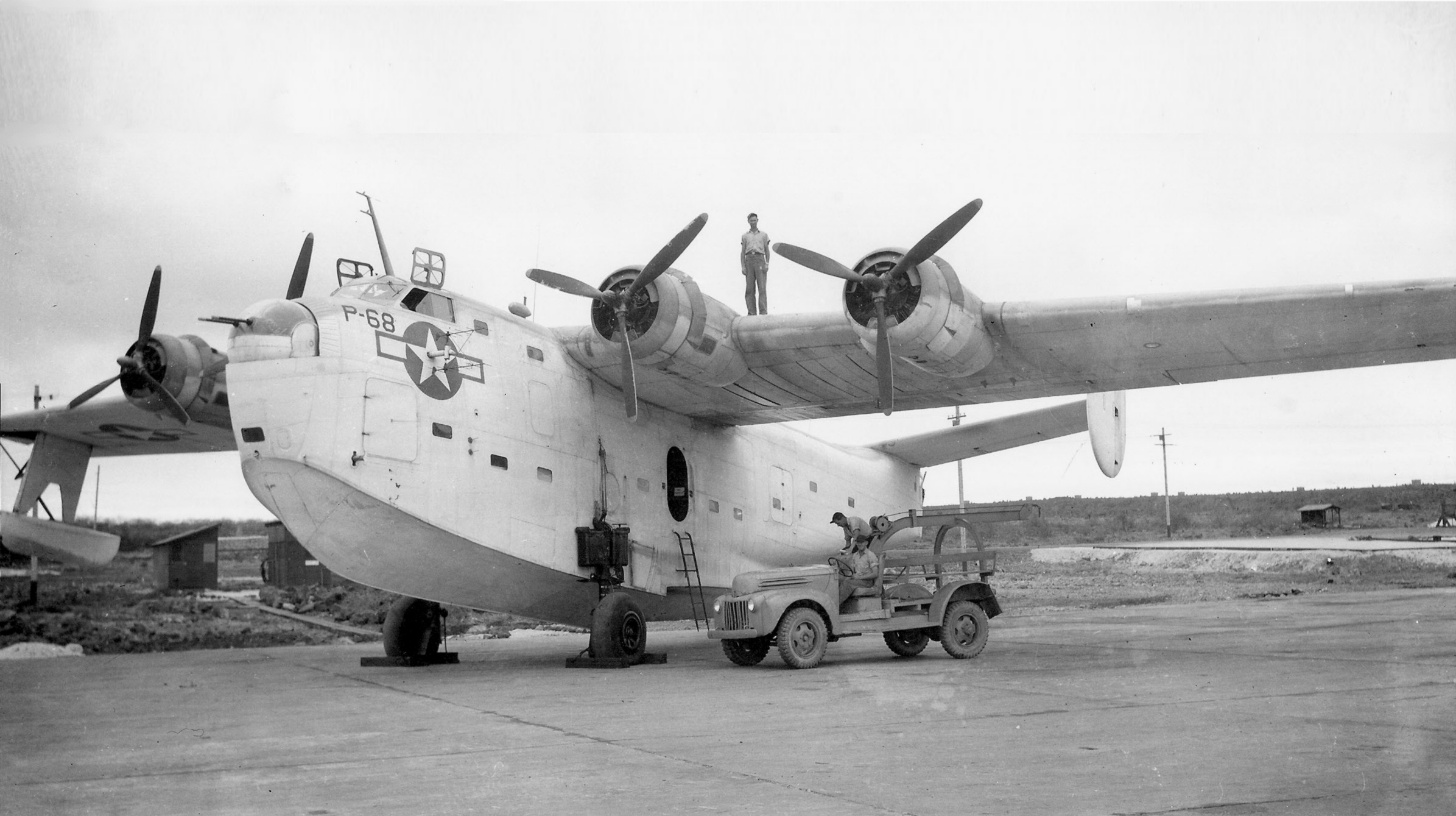 PB2Y-3 VPB-1 at NAAF Galapagos c1945