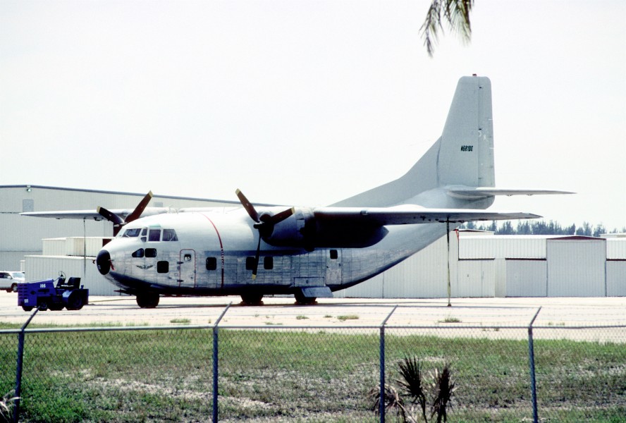 376az - Untitled Fairchild C-123 Provider; N681DG@OPF;02.09.2005 (5037825364)