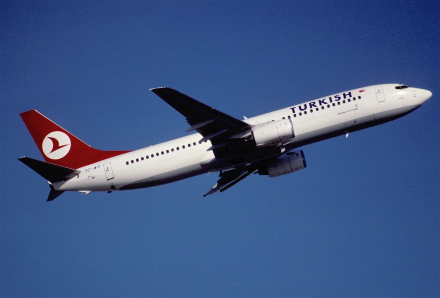 52dx - Turkish Airlines Boeing 737-8F2; TC-JFD@ZRH;27.02.1999 (5127074568)