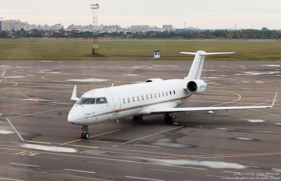 a plane in Kyiv Zhulyany airport in September 2015 photographed by Serhiy Lvivsky