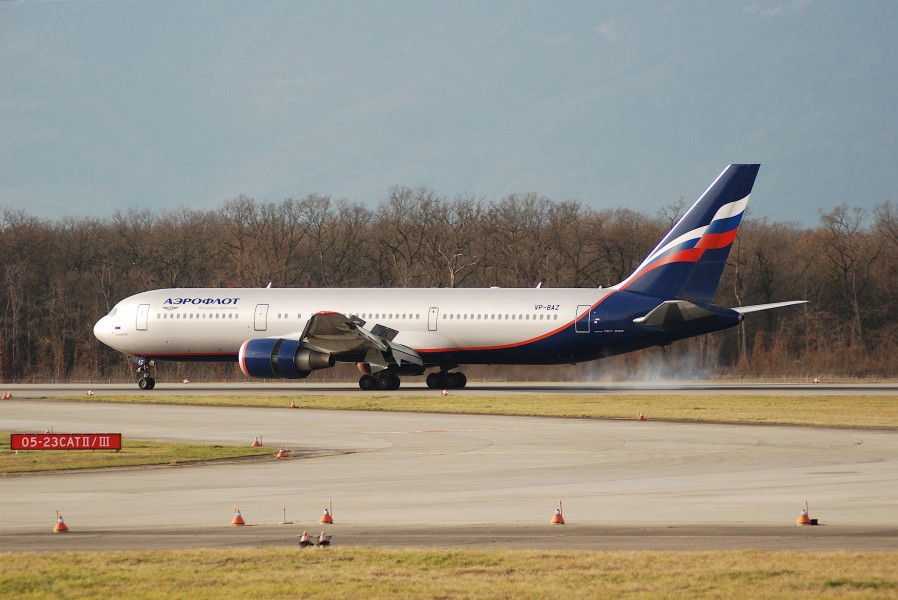 Aeroflot Boeing 767-300; VP-BAZ@GVA;30.12.2006 445rp (4280977050)