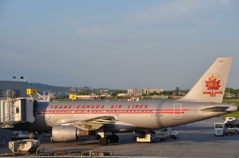 Air Canada A319 Trans Canada Airlines retrojet