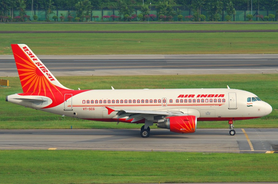 Air India Airbus A319-112; VT-SCG@SIN;07.08.2011 617dv (6069448218)