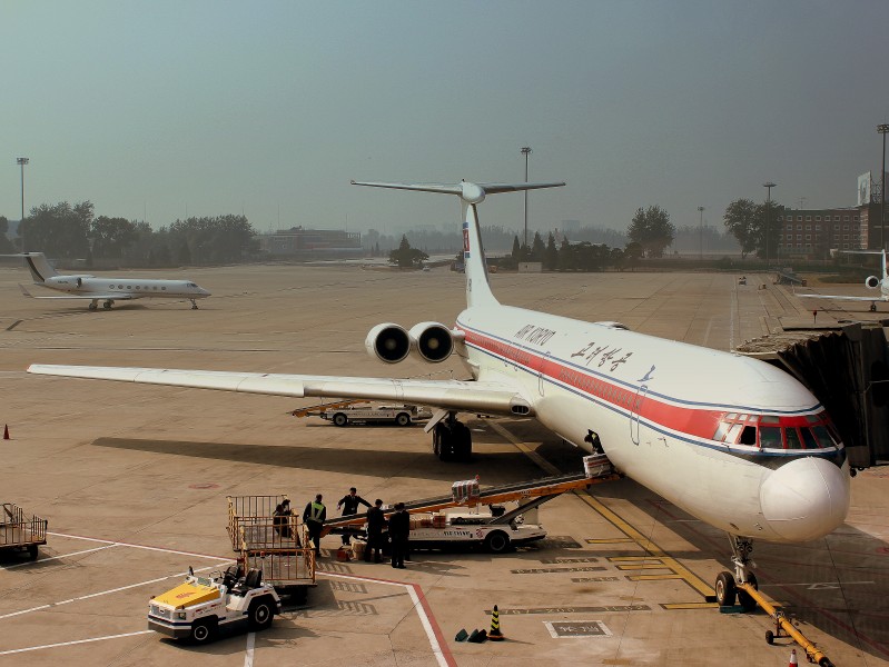 AIR KORYO IL62M P881 OPERATING FLIGHT JS152 TO PYONGYANG SUNAN AIRPORT,AT BEJING CAPITAL AIRPORT TERMINAL 2 OCT 2012 (8148081952)