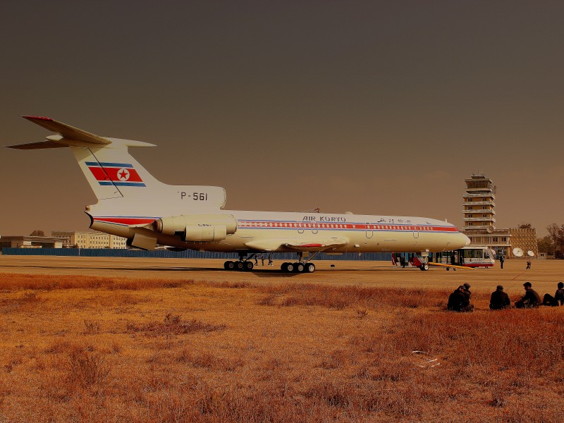 AIR KORYO TUPOLEV TU154 P561 AT SUNAN AIRPORT PYONGYANG DPR KOREA OCT 2012 (8152178869)