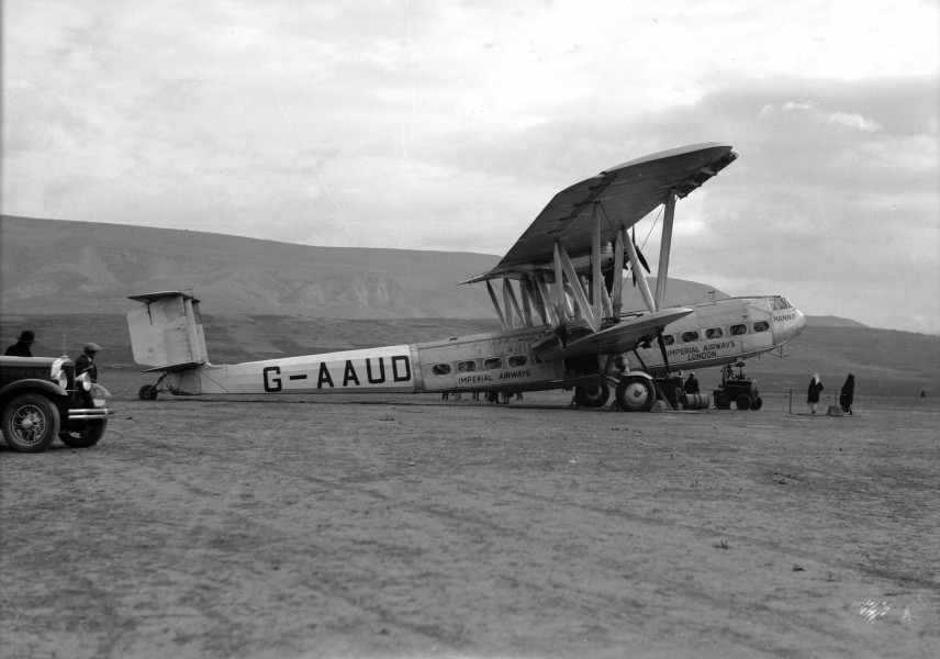 Aircraft Hanno at Semakh. 1931 Oct. matpc.15809