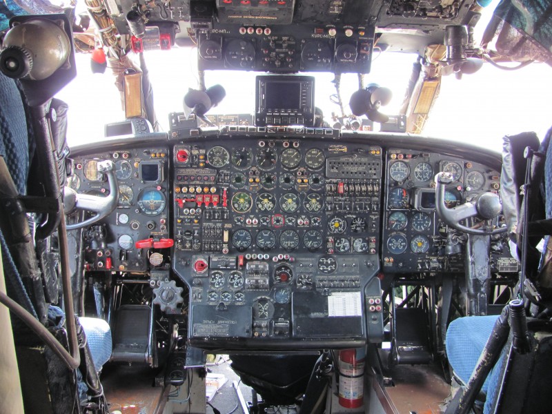 AN-12BP flight deck (4776377985)