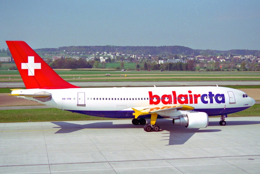 Balair CTA Airbus A310-325ET; HB-IPM@ZRH;11.04.1997 (6161893897)