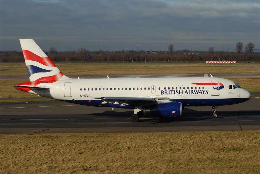 British Airways Airbus A319-131, G-EUPL@DUS,13.01.2008-492kf - Flickr - Aero Icarus