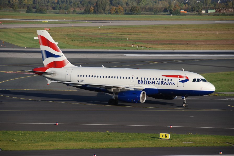 British Airways Airbus A319-131, G-EUPL@DUS,13.10.2009-558cw - Flickr - Aero Icarus