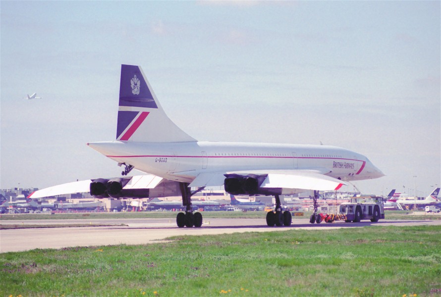 British Airways Concorde; G-BOAB@LHR;04.04.1997 (5491306819)