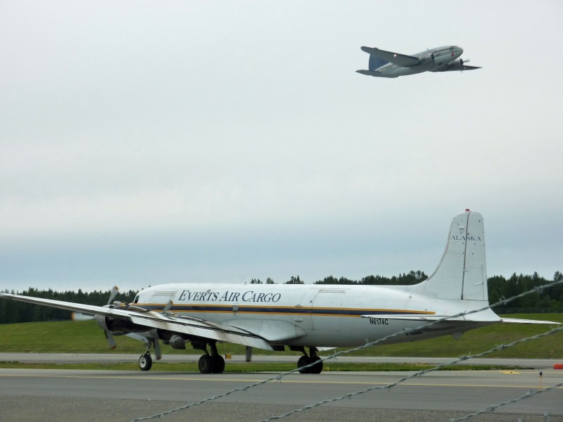 C-46 and DC-6 in freight service 2011