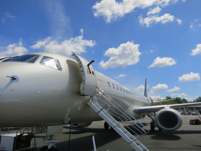 Embraer Lineage 1000 exterior entry