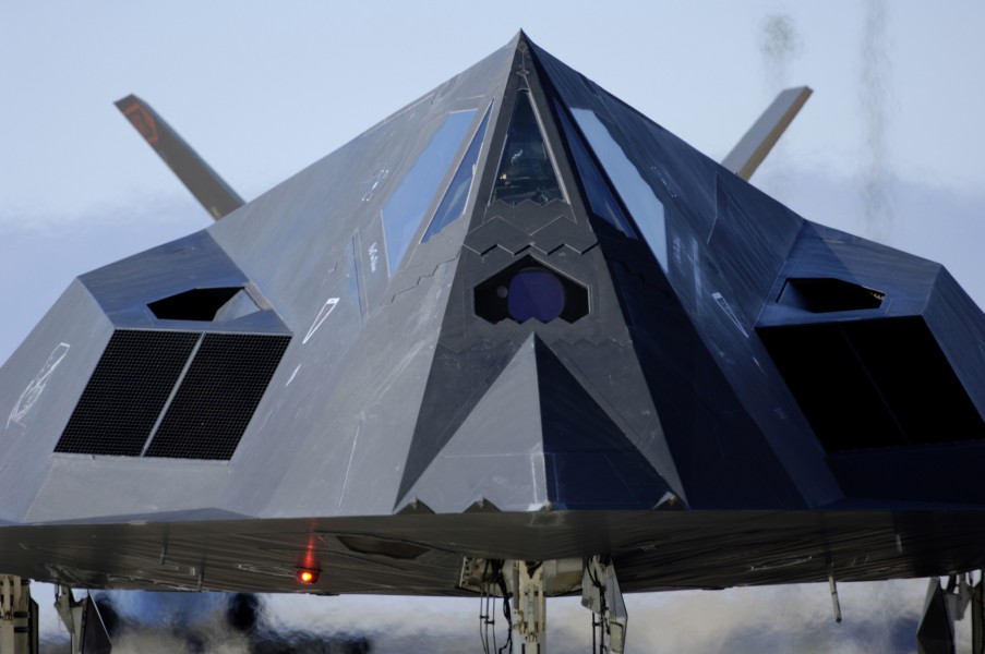 F-117 Front View