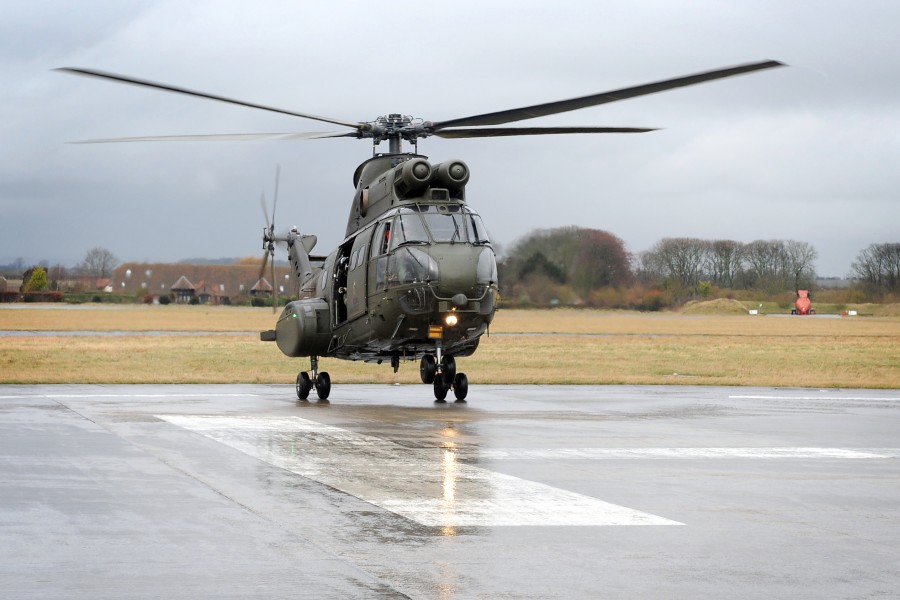 Final Flight of RAF Puma HC1 Helicopters MOD 45154820