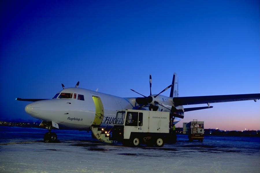 Fokker50onReykjavikAirport