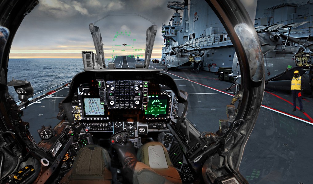 Harrier Pilot Prepares for Takeoff MOD 45151641