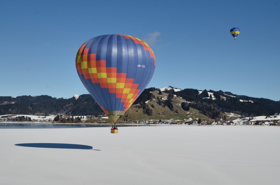 Heißluftballon am Sihlsee1