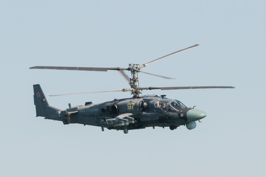 Ka-52 at an air show in Voronezh 2014