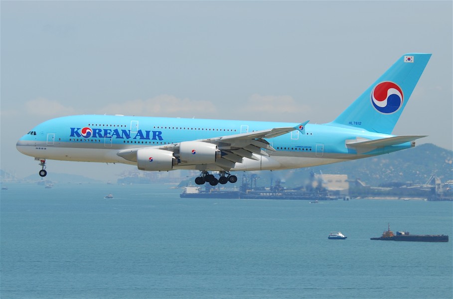 Korean Air Airbus A380-861; HL7612@HKG;04.08.2011 615dq (6207233991)