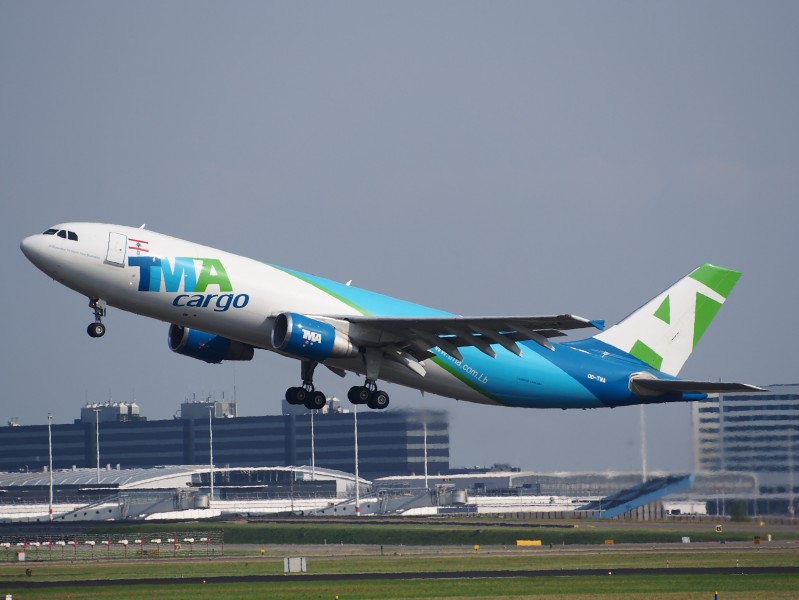 OD-TMA TMA Cargo Airbus A300B4-622R(F) take-off, 25august2013 pic1