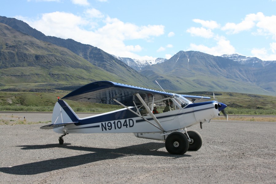 One of the planes used for aerial distance sampling in Gates of the Arctic National Park and Preserve (9184030379)