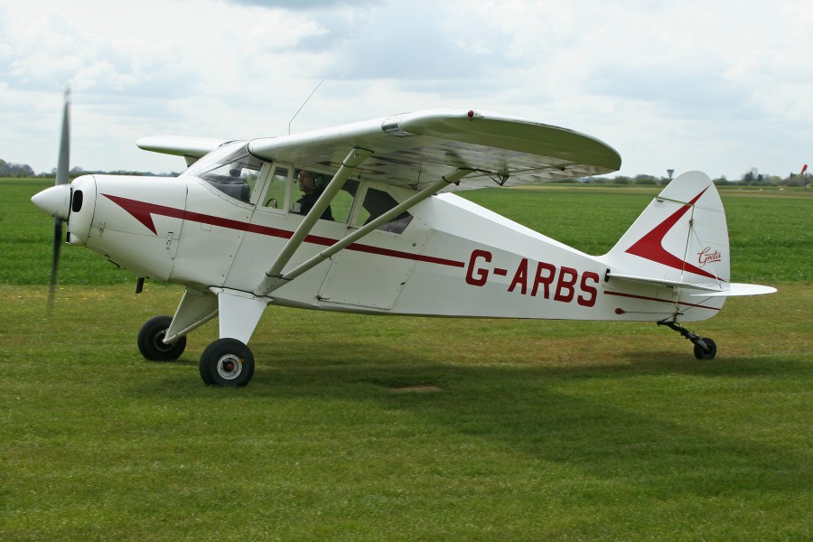 Piper PA22-160 G-ARBS named Greta (6963360432)