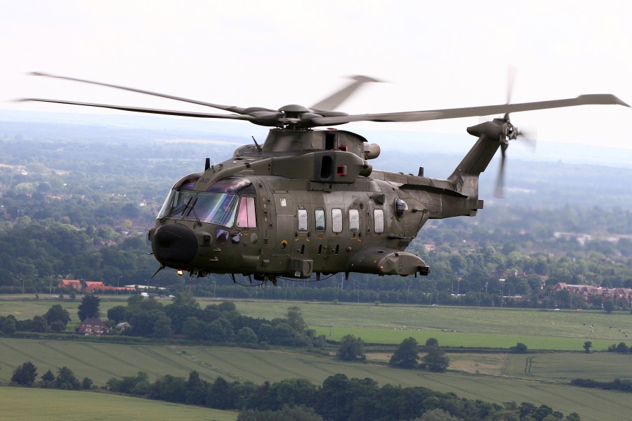 RAF Merlin HC3A Helicopter of No28 Sqn MOD 45154033