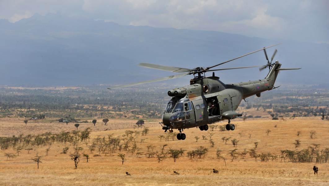 RAF Puma Helicopter on Exercise Askari Thunder in Kenya MOD 45153900