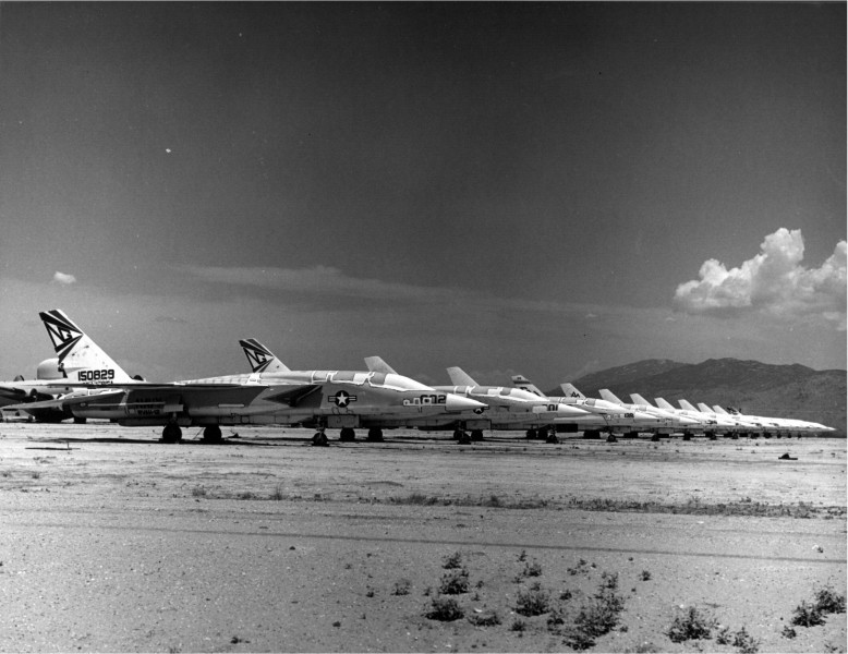 Retired RA-5Cs at the MASDC 1970s