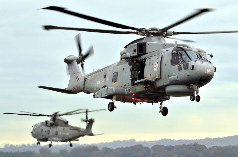 Royal Navy Merlin Helicopter MOD 45151122