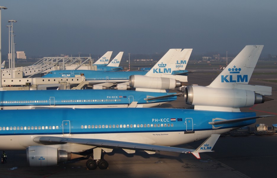 Schiphol KLM Aircrafts